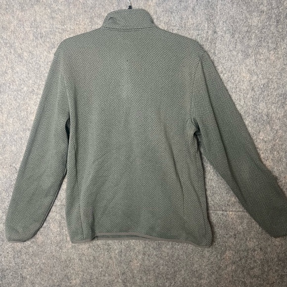 Taylor Stitch Men Size 40 Medium Slate Grid Pullover Fleece Jacket - Picture 6 of 7